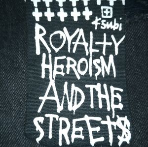 Ksubi's black ripped jeans